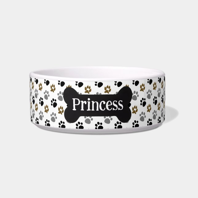 Pretty Paws Personalisieren Napf (Vorderseite)