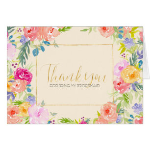 Pretty Peach rose Aquarelle Florale