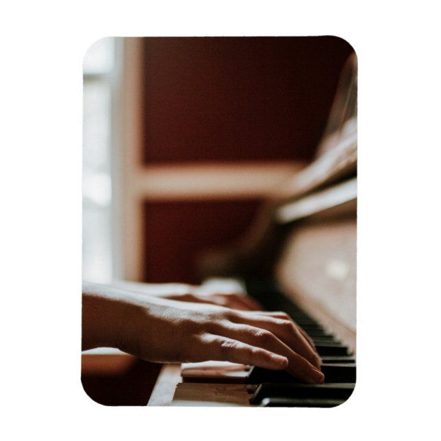 Pretty Piano Artwork Magnet (Vertikal)
