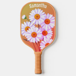 Pretty pickle ball paddle personalized