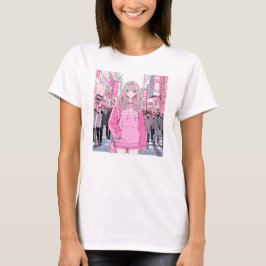 Pretty Pink｜寿司娘 Tシャツ GenerativeAI T-shirt