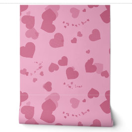 Pretty pink love hearts wallpaper tapete