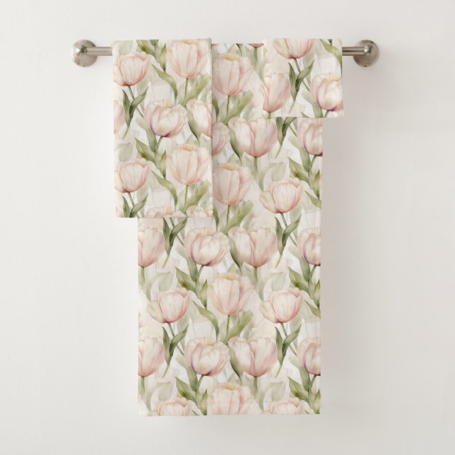 Pretty Pink Tulip Flowers (En situation)