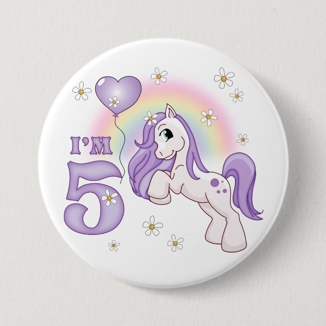 Pretty Pony 5 Button (Vorderseite)