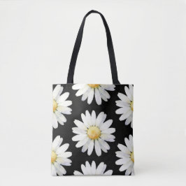 Pretty Purple Dotted Daisy's Tasche