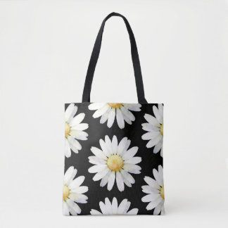 Pretty Purple Dotted Daisy's Tasche