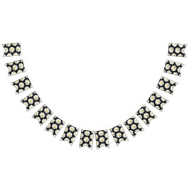 Pretty Purple Dotted Daisy's Wimpelkette