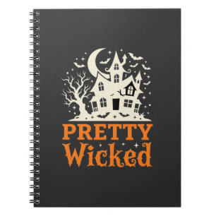 Pretty Wicked Halloween Haunted House_1 Notizblock