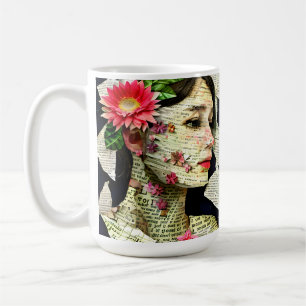 Pretty Woman Art Collage Kaffeetasse