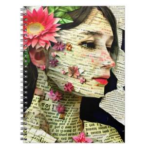 Pretty Woman Art Collage   Notizblock