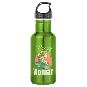 Pretty Woman – Faszinierende Schönheit Illustratio Edelstahlflasche