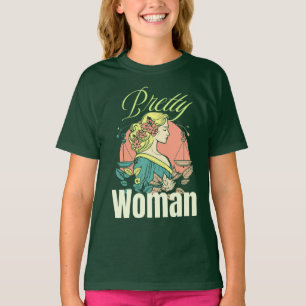 Pretty Woman – Faszinierende Schönheitsillustratio T-Shirt