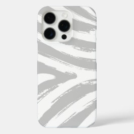 Pretty Zebra Print in Gray iPhone 16 Pro Hülle