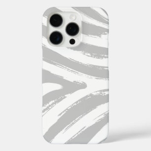 Pretty Zebra Print in Gray iPhone 16 Pro Hülle