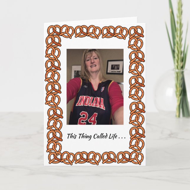 Pretzel Card for Deb's Retirement Edition 2 Karte (Vorderseite)