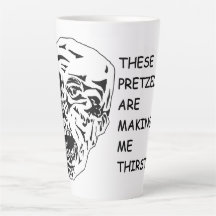 Pretzel Face Mug