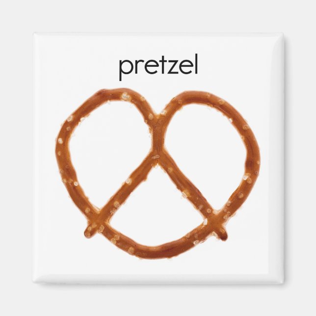 Pretzel Kühlschrank Magnet (Vorne)