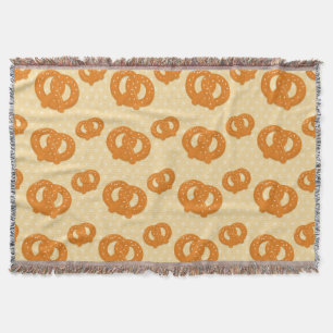 Pretzel Muster Spaß und leckeres Snack-Design Decke