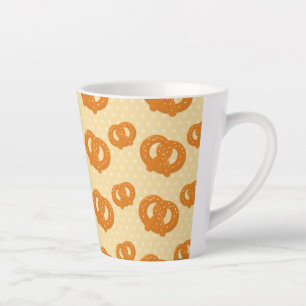 Pretzel Muster Spaß und leckeres Snack-Design Milchtasse