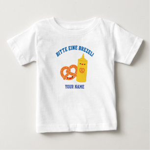 "Pretzel s'il vous plaît !" T-shirt bébé en allema