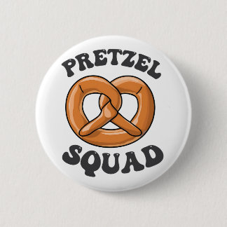 Pretzel Squad Funny Oktoberfest Pretzel Lover Germ Button