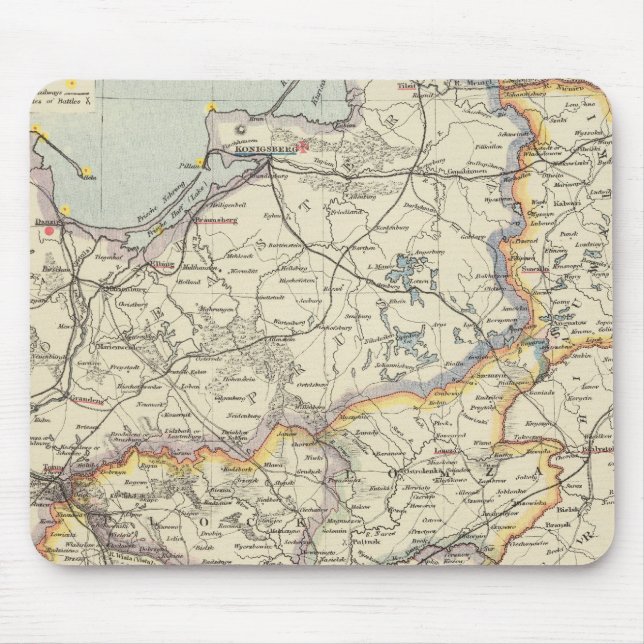 Preußen und Polen 2 Mousepad (Vorne)