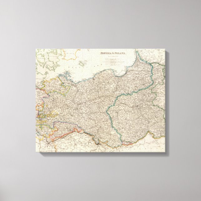 Preußen und Polen Leinwanddruck (Vorderseite)