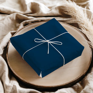 Preußisch Blue Solid Color   Classic   elegant Seidenpapier