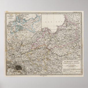 Preussische Provinzen Poster