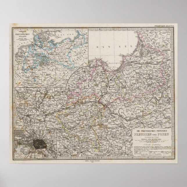 Preußische Provinzen Poster (Vorne)