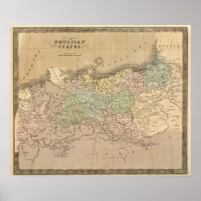 preußische Staaten Poster (Vorne)