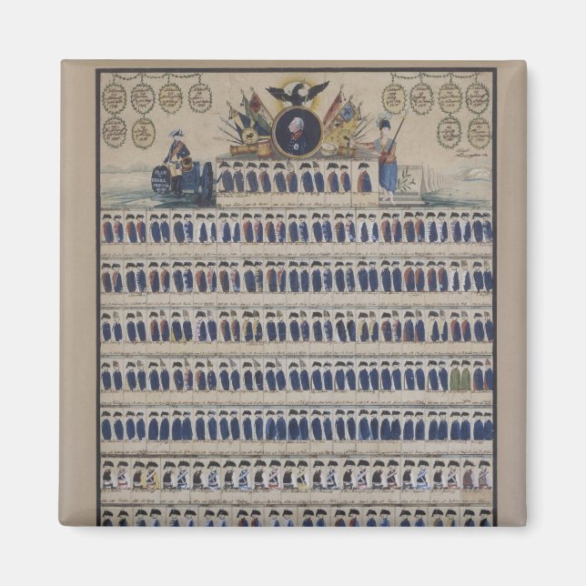 preußische Uniformen aus der Zeit Frederick Magnet (Vorne)