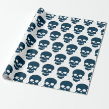 Preußisches Blau auf den weißen Skulls