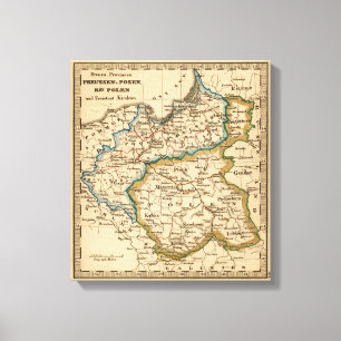 Preussisches Reich Leinwanddruck
