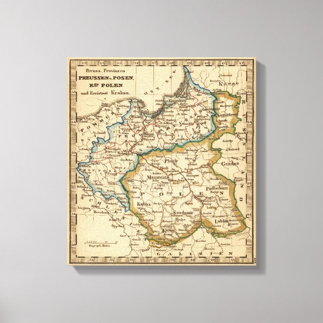 preußisches Reich Leinwanddruck (Vorderseite)