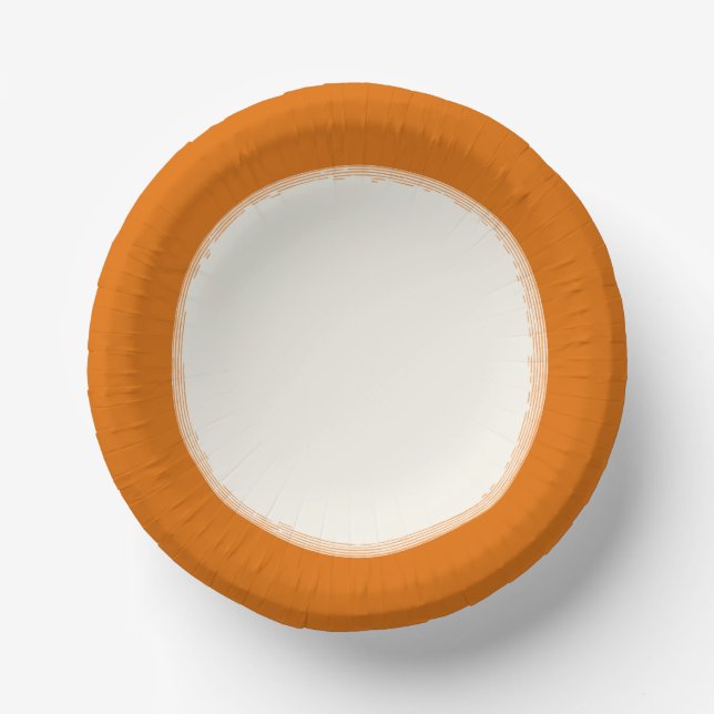 PRI ORANGE PAPPTELLER (Vorderseite)