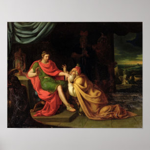 Priam und Achilleus Poster