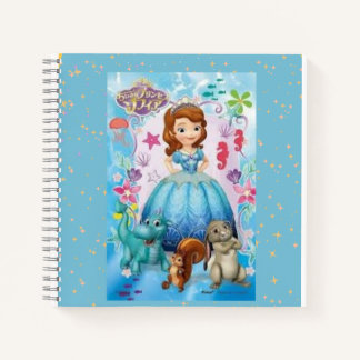 Pricess Sofia Spiral Notebook Notizbuch
