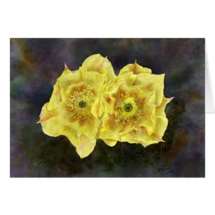 Prickley Birnen-Blumen