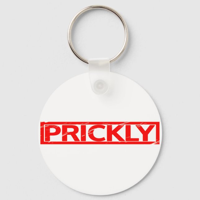 Prickly-Briefmarke Schlüsselanhänger (Vorderseite)