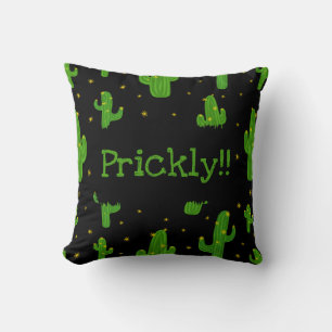 Prickly Funny Zitat Green Cactus Pflanze Custom Kissen