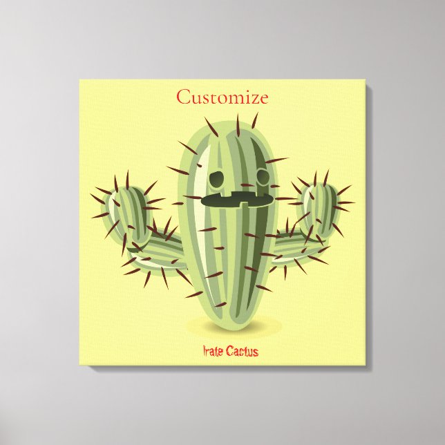 Prickly Irate Cactus Thunder_Cove Leinwanddruck (Vorderseite)