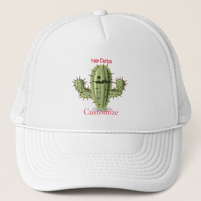 Prickly Irate Cactus Thunder_Cove Truckerkappe (Vorderseite)