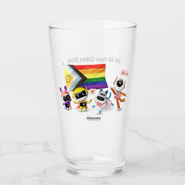 Pride 2024 - Tumbler en verre (Devant)