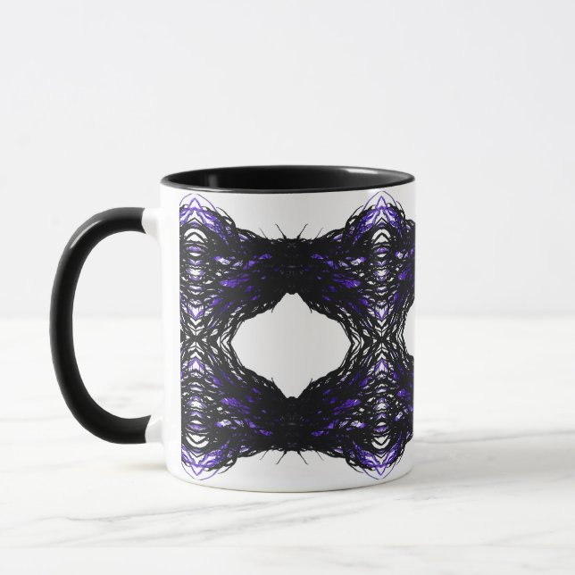 Pride Abstract 7 Deadly Sins Alcohol Ink Art Tasse (Links)