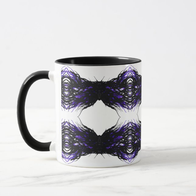 Pride Abstract 7 Deadly Sins Alcohol Ink Art Tasse (Links)