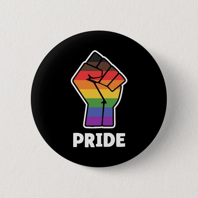 Pride Alternative Pride Fist Design for Equality Button (Vorderseite)