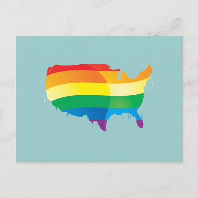 PRIDE AMERICA POSTKARTE (Vorderseite)