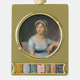 Pride and Prejudice Banner-Ornament Gold