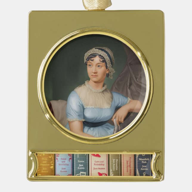 Pride and Prejudice Banner-Ornament Gold (Vorderseite)